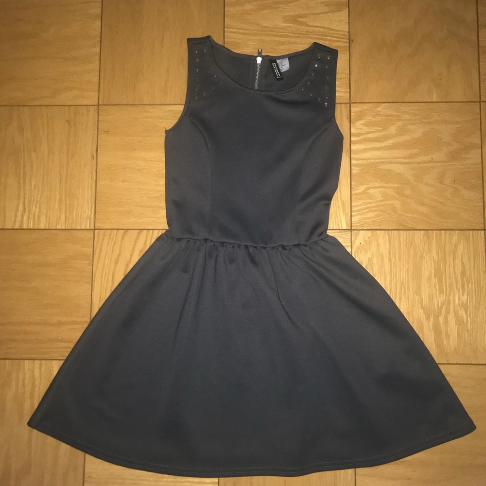 Grey Skater Dress